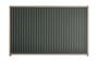 Good Neighbour CGI 1800mm High Fence Panel Sheet: Slate Grey, Post/Track: Beige