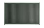 Good Neighbour CGI 1800mm High Fence Panel Sheet: Slate Grey, Post/Track: Mist Green