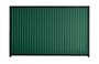 Good Neighbour CGI 2100mm High Fence Panel Sheet: Caulfield Green, Post/Track: Ebony