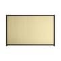 Good Neighbour® CGI Mini 1500mm High Fence Panel Sheet: Primrose Post/Track: Ebony