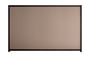 Good Neighbour CGI Mini 1800mm High Fence Panel Sheet: Beige, Post/Track: Ebony
