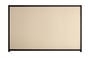 Good Neighbour CGI Mini 1800mm High Fence Panel Sheet: Off White, Post/Track: Beige