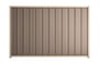 Good Neighbour Superdek 1200mm High Fence Panel Sheet: Biege, Post/Track: Merino