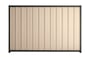 Good Neighbour Superdek 1200mm High Fence Panel Sheet: Merino, Post/Track: Gun Metal Grey