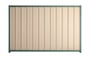 Good Neighbour Superdek 1200mm High Fence Panel Sheet: Merino, Post/Track: Rivergum