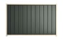 Good Neighbour Superdek 1200mm High Fence Panel Sheet: Slate Grey, Post/Track: Primrose