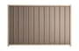 Good Neighbour Superdek 1500mm High Fence Panel Sheet: Biege, Post/Track: Merino