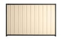 Good Neighbour Superdek 1500mm High Fence Panel Sheet: Primrose, Post/Track: Gun Metal Grey