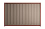Good Neighbour Superdek 1800mm High Fence Panel Sheet: BG, Post/Track: HR