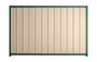 Good Neighbour Superdek 1800mm High Fence Panel Sheet: Merino, Post/Track: Caulfield Green