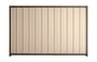 Good Neighbour Superdek 1800mm High Fence Panel Sheet: Merino, Post/Track: Ironbark