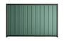 Good Neighbour Superdek 1800mm High Fence Panel Sheet: Rivergum, Post/Track: Gun Metal Grey