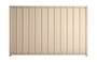 Good Neighbour Superdek 2100mm High Fence Panel Sheet: Merino, Post/Track: Merino