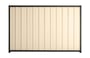 Good Neighbour Superdek 2100mm High Fence Panel Sheet: Primrose, Post/Track: Gun Metal Grey