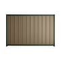 Good Neighbour® Superdek® 900mm High Fence Panel Sheet: Beige Post/Track: Caulfield Green