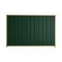 Good Neighbour® Superdek® 1200mm High Fence Panel Sheet: Caulfield Green Post/Track: Wheat