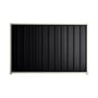Good Neighbour® Superdek® 1200mm High Fence Panel Sheet: Gun Metal Grey Post/Track: Off White