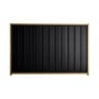 Good Neighbour® Superdek® 1200mm High Fence Panel Sheet: Gun Metal Grey Post/Track: Wheat