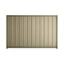 Good Neighbour® Superdek® 1200mm High Fence Panel Sheet: Merino Post/Track: Mist Green
