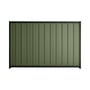 Good Neighbour® Superdek® 1200mm High Fence Panel Sheet: Mist Green Post/Track: Gun Metal Grey