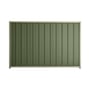 Good Neighbour® Superdek® 1200mm High Fence Panel Sheet: Mist Green Post/Track: Moss Vale Sand