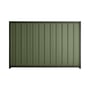 Good Neighbour® Superdek® 1200mm High Fence Panel Sheet: Mist Green Post/Track: Slate Grey