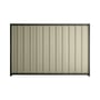 Good Neighbour® Superdek® 1200mm High Fence Panel Sheet: Moss Vale Sand Post/Track: Slate Grey