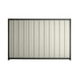 Good Neighbour® Superdek® 1200mm High Fence Panel Sheet: Off White Post/Track: Slate Grey