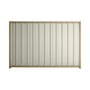 Good Neighbour® Superdek® 1200mm High Fence Panel Sheet: Off White Post/Track: Wheat