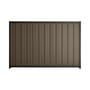 Good Neighbour® Superdek® 1500mm High Fence Panel Sheet: Banyan Brown Post/Track: Slate Grey