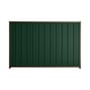 Good Neighbour® Superdek® 1500mm High Fence Panel Sheet: Caulfield Green Post/Track: Banyan Brown