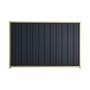 Good Neighbour® Superdek® 1500mm High Fence Panel Sheet: Dark Stone Post/Track: Primrose