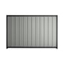 Good Neighbour® Superdek® 1500mm High Fence Panel Sheet: Gull Grey Post/Track: Gun Metal Grey