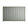 Good Neighbour® Superdek® 1500mm High Fence Panel Sheet: Gull Grey Post/Track: Mist Green