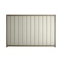 Good Neighbour® Superdek® 1500mm High Fence Panel Sheet: Off White Post/Track: Beige