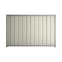 Good Neighbour® Superdek® 1500mm High Fence Panel Sheet: Off White Post/Track: Gull Grey