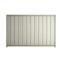 Good Neighbour® Superdek® 1500mm High Fence Panel Sheet: Off White Post/Track: Moss Vale Sand