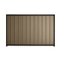 Good Neighbour® Superdek® 1800mm High Fence Panel Sheet: Beige Post/Track: Ebony