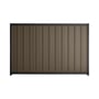 Good Neighbour® Superdek® 1800mm High Fence Panel Sheet: Banyan Brown Post/Track: Dark Stone