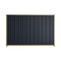 Good Neighbour® Superdek® 1800mm High Fence Panel Sheet: Dark Stone Post/Track: Wheat