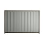 Good Neighbour® Superdek® 1800mm High Fence Panel Sheet: Gull Grey Post/Track: Banyan Brown