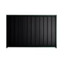 Good Neighbour® Superdek® 1800mm High Fence Panel Sheet: Gun Metal Grey Post/Track: Caulfield Green