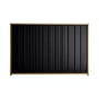 Good Neighbour® Superdek® 1800mm High Fence Panel Sheet: Gun Metal Grey Post/Track: Wheat