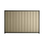 Good Neighbour® Superdek® 1800mm High Fence Panel Sheet: Merino Post/Track: Slate Grey