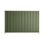 Good Neighbour® Superdek® 1800mm High Fence Panel Sheet: Mist Green Post/Track: Off White