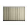 Good Neighbour® Superdek® 1800mm High Fence Panel Sheet: Moss Vale Sand Post/Track: Gun Metal Grey