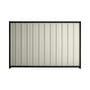 Good Neighbour® Superdek® 1800mm High Fence Panel Sheet: Off White Post/Track: Ebony