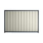 Good Neighbour® Superdek® 1800mm High Fence Panel Sheet: Off White Post/Track: Mountain Blue