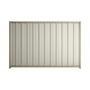 Good Neighbour® Superdek® 1800mm High Fence Panel Sheet: Off White Post/Track: Merino