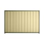 Good Neighbour® Superdek® 1800mm High Fence Panel Sheet: Primrose Post/Track: Mist Green